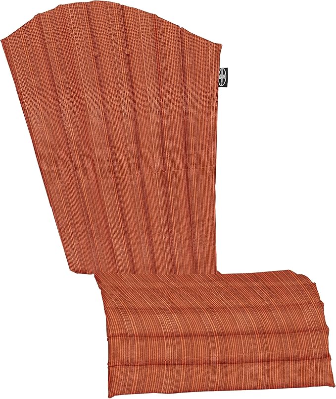Outdoor All-Weather Patio Chair seat Cushion, Quick Drying Olefin Fabric - Adirondack Chair Cushion for Your Chair-Chair not Included (New Burgundy)