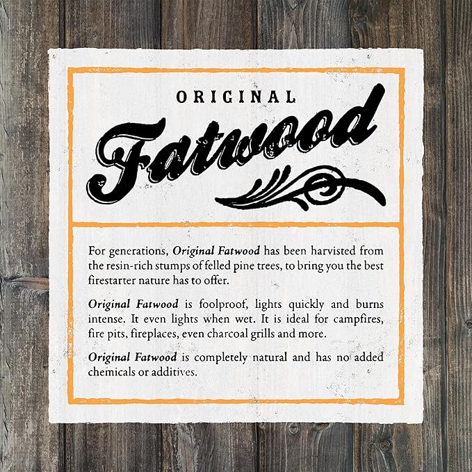 Fatwood Fire Starter Stick 10lb-Box-Indoor or Outdoor 100% All Natural Pine Fire Starter for Campfires,Fireplace,Firepit,Wood Stove,orBBQ Grill-Kindling Wood Firewood Lighter by Pure Garden(Pack of 2)