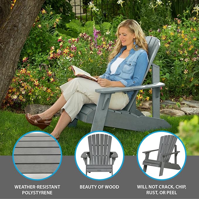Lifetime Faux Wood Adirondack Chair