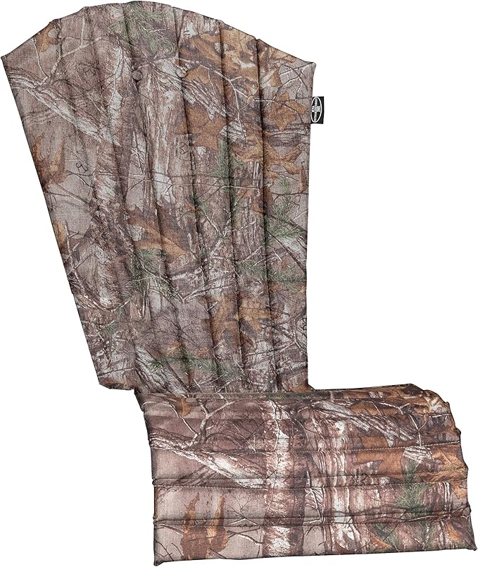 Outdoor All-Weather Patio Chair seat Cushion , Quick Drying Fabric - Adirondack Chair Cushion for Your Chair-Chair not Included (Tree Camo)