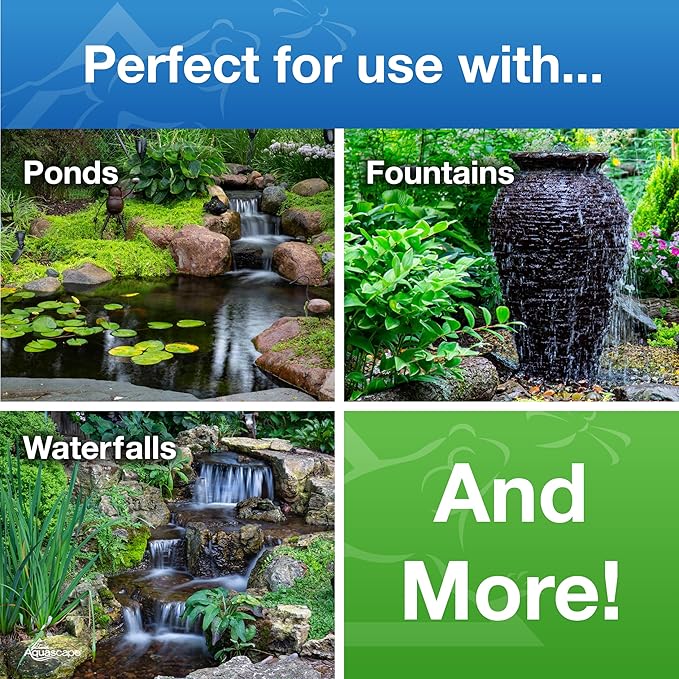 Aquascape 45 MIL EPDM Fish-Safe Pond Liner 10-ft x 30-ft, 300 sq ft, PRO Grade, 85045
