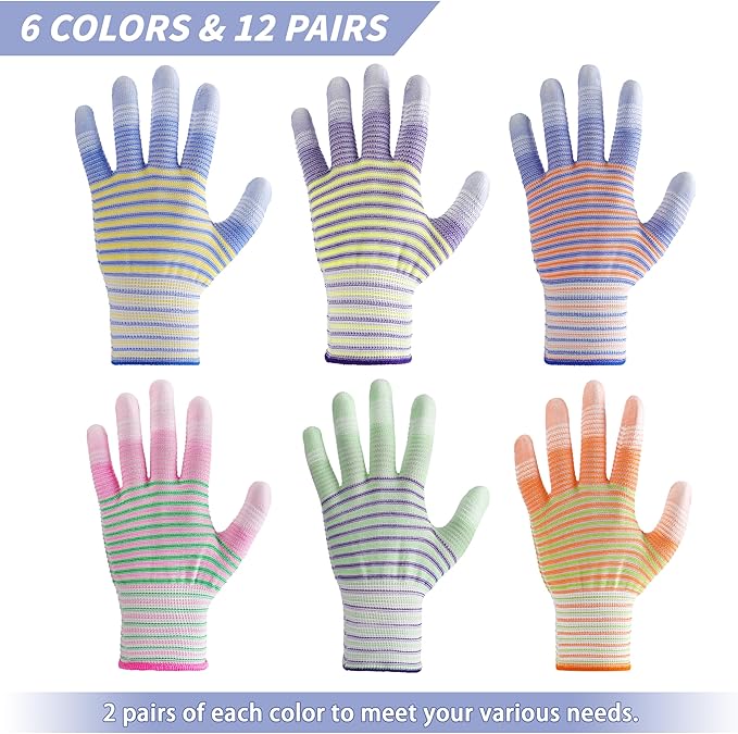 Gardening Gloves for Women, Garden Gloves Outdoor Protective Working Gloves, Breathable Garden Gloves for Women