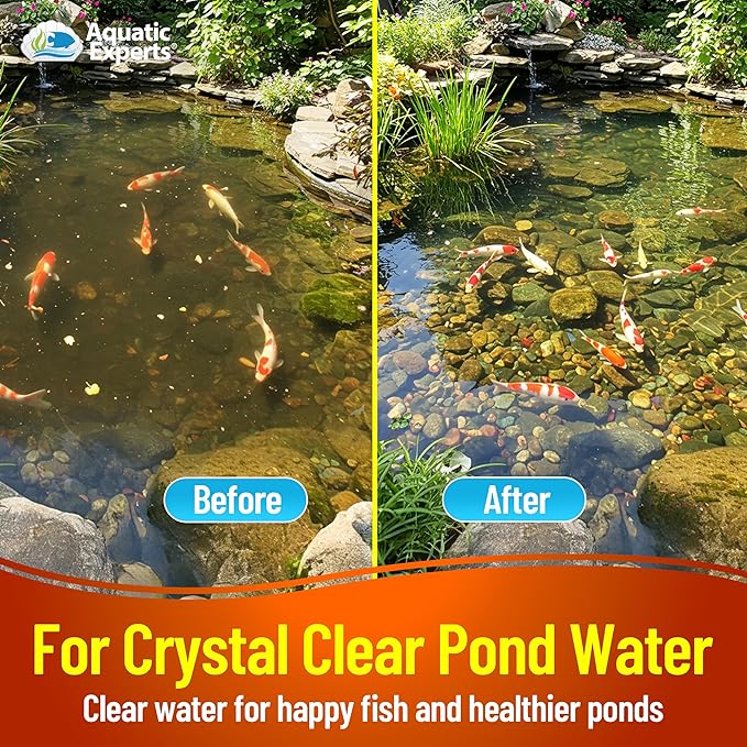 Aquatic Experts Beige COARSE Pond Filter Pad - 1.25 inch Thick - Compatible with Savio Compact Skimmerfilter Media - Made in USA (6" x 15" - 6 Pack)