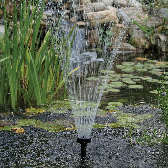 TetraPond Pond Pump Fountain Set, Spray/Bell/Frothy Patterns