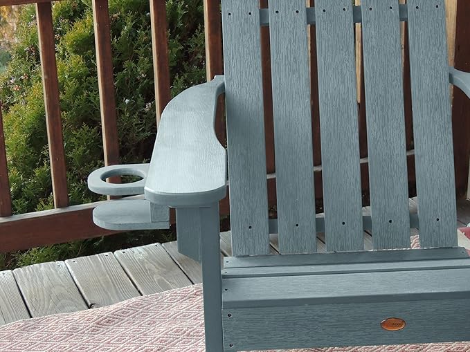 highwood Screw-On Cup Holder for Adirondack Chairs, Coastal Teak