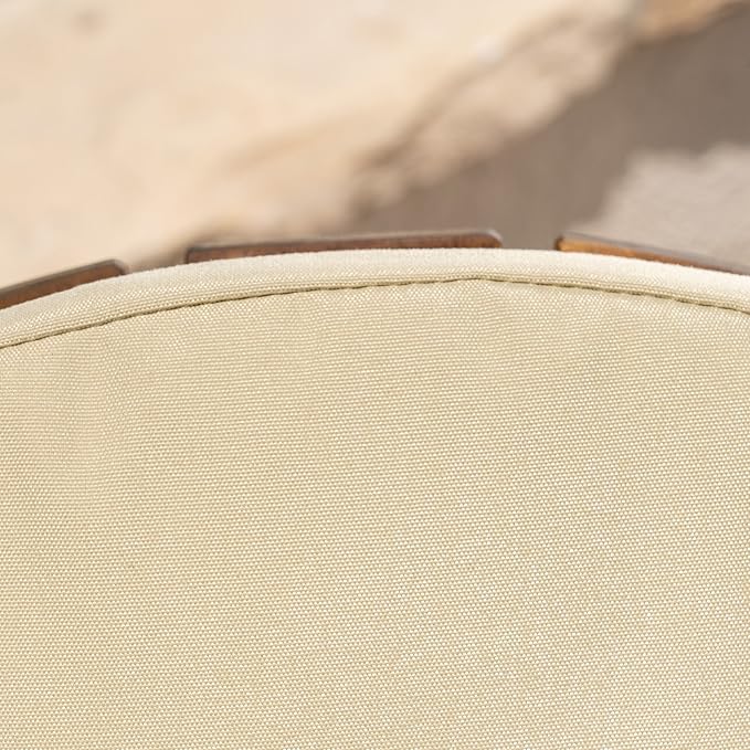 Christopher Knight Home Terry Outdoor Water-Resistant Adirondack Chair Cushions (Set of 2), Khaki, 2 Count (Pack of 1)