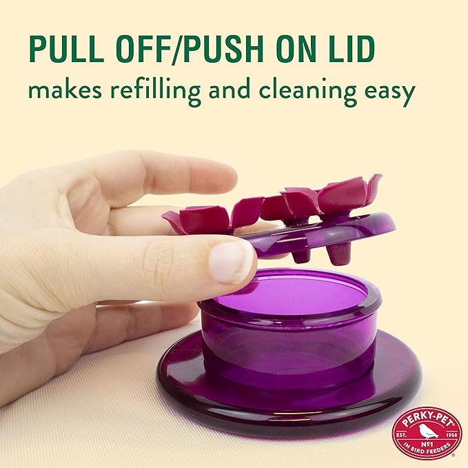 Perky-Pet 9100 Handheld & Tabletop Hummingbird Feeder - 4 Pack
