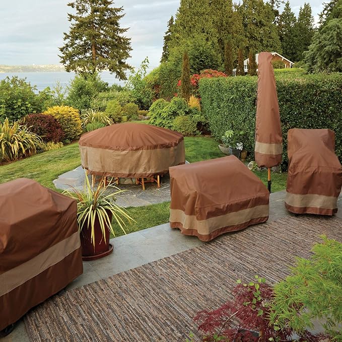 DUCKCOVERS Ultimate Waterproof 36 Inch Patio Chair Cover, Outdoor Chair Covers