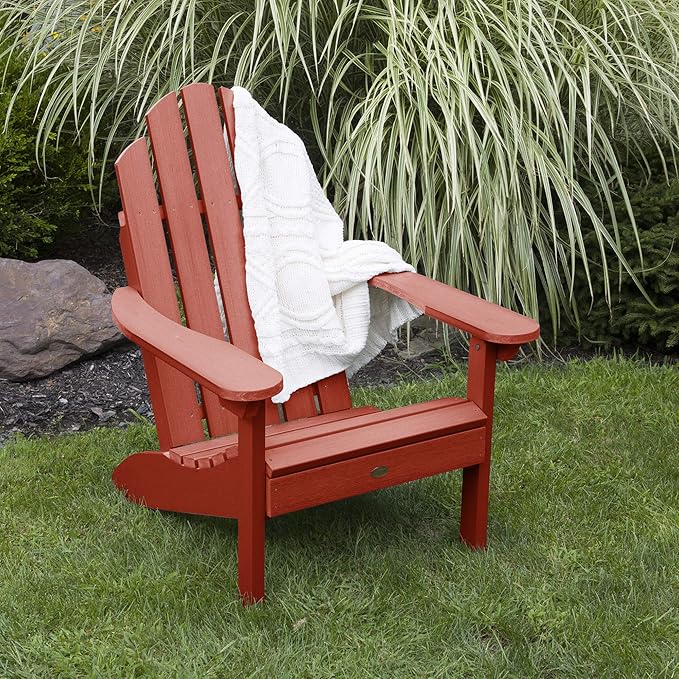 Highwood Classic Westport Adirondack Chair, Rustic Red