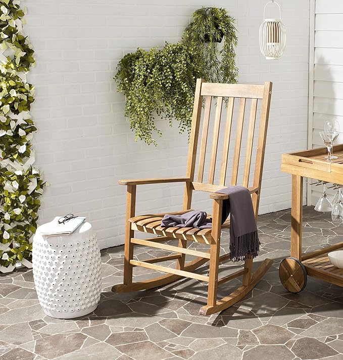 SAFAVIEH Outdoor Living Collection Shasta Rocking Chair