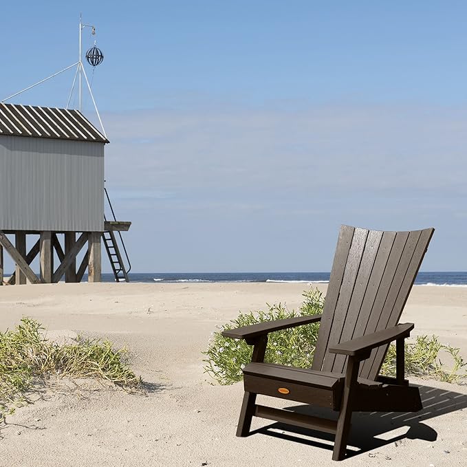 Highwood Manhattan Beach Adirondack Chair, Adult, Weathered Acorn