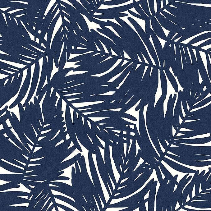 Arden earthFIBER Outdoor Foam Deep Seat Cushion Set, 24 in x 24 in, Weather-Proof, Rain-Proof, Fade Resistant Patio Cushion, Bottom and Back Cushion for Chair, Sofa, and Couch Navy Blue King Palm