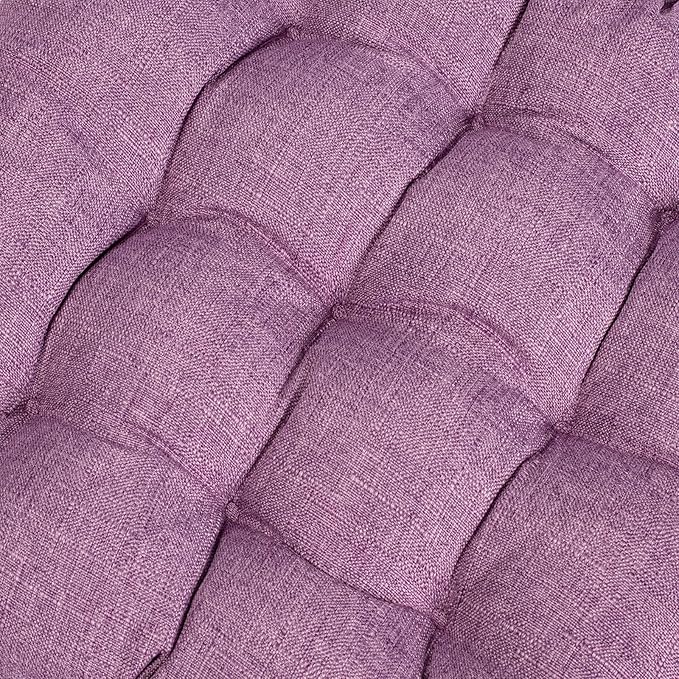 SQUARE MOON 4 Pack Chair Cushions, Seat Cushions, Chair Pads, Chair Mat for Indoor, Outdoor Dining Chair, Kitchen Chairs, Dining Room Chairs (16" × 16" × 4 Pack, Lavender)