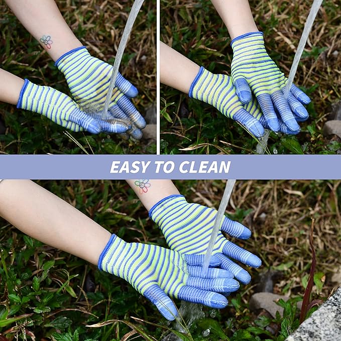 Gardening Gloves for Women, Garden Gloves Outdoor Protective Working Gloves, Breathable Garden Gloves for Women