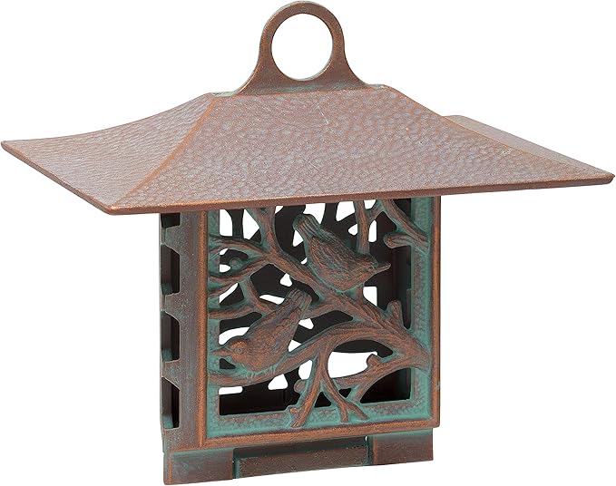 Whitehall Products Nuthatch Suet Feeder, Copper Verdi