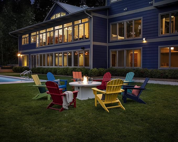 POLYWOOD Nautical Adirondack Chair