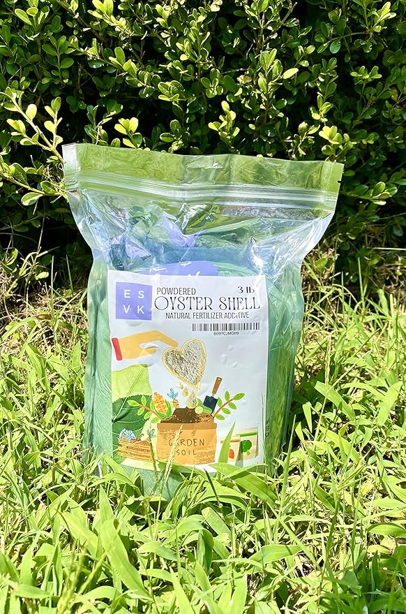 Natural Ground Powder Oyster Shell - 3 Pound (Pack of 1) | Calcium Supplement for Plants, Gardening, and Soil| Made in USA (3 lb)