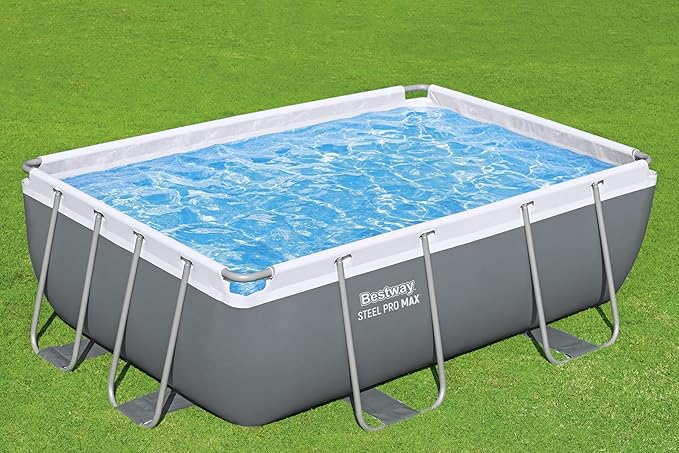 Bestway Steel Pro Max Above Ground Pool Kit - 282cm x 196cm x 84cm - Grey