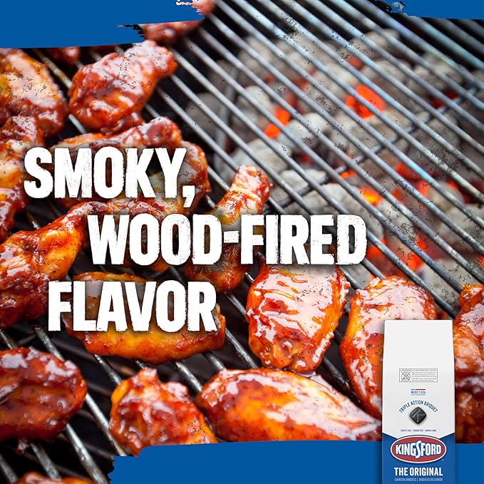 Kingsford Original Charcoal Briquettes, BBQ Charcoal for Grilling, 16 Pounds (Package May Vary)