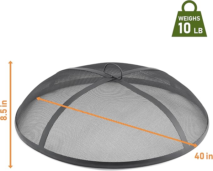 Good Directions Fire Pit Spark Screens, 40" Diameter, Steel