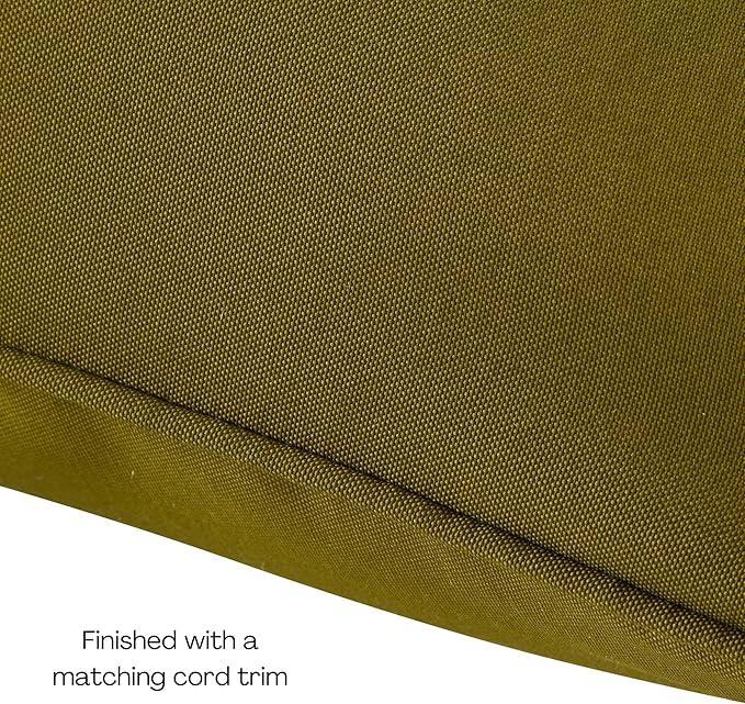 Greendale Home Fashions Outdoor Reversible 2-Piece Deep Seat Cushion Set, Lime