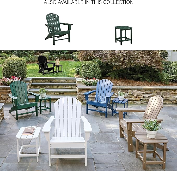Signature Design by Ashley Karson City Contemporary Adirondack Chair with Arm Rest, Green