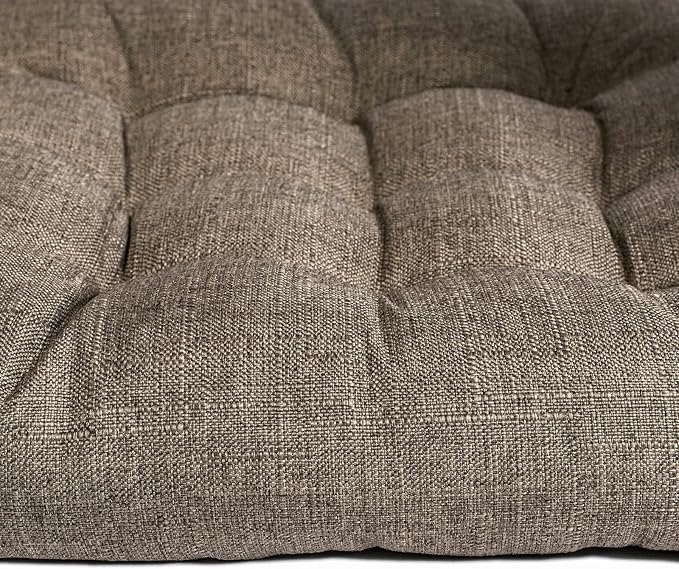 SQUARE MOON 4 Pack Chair Cushions, Seat Cushions, Chair Pads, Chair Mat for Indoor, Outdoor Dining Chair, Kitchen Chairs, Dining Room Chairs (16" × 16" × 4 Pack, Coffee)