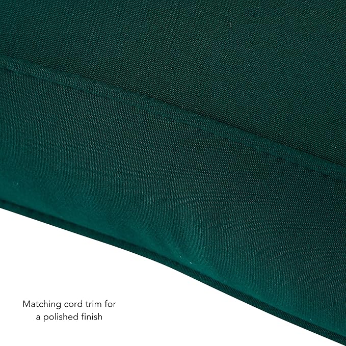 Greendale Home Fashions Outdoor 2-Piece Sunbrella Premium Deep Seat Cushion Set, Canva Forest