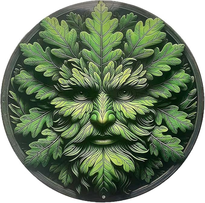 KVTTOZA 2D Metal Tree Man Wall Art Decor, 11.8Inch Flat Outdoor Garden Wall Decors Gardens Guardian Wall Art for Indoor Outdoor Room Garden Porch Fence Balcony Decor