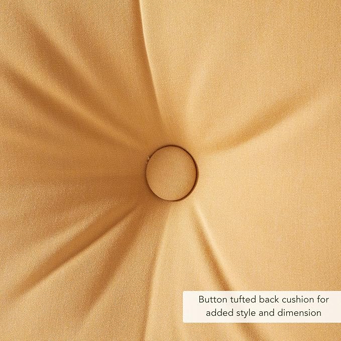 Greendale Home Fashions Outdoor 2-Piece Sunbrella Premium Deep Seat Cushion Set, Canvas Wheat