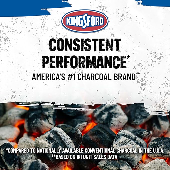 Kingsford Original Charcoal Briquettes, BBQ Charcoal for Grilling, 16 Pounds (Package May Vary)