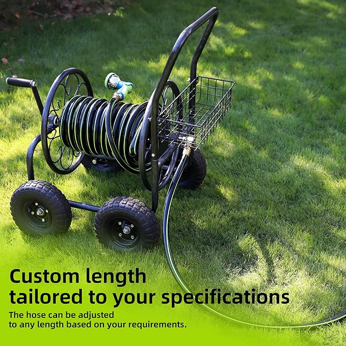 Worth Garden Hose 3/4 in. x 25 ft. - Heavy Duty Lightweight PVC Water Hose - Flexible, No Kink, Leakproof, Male to Female Fittings - 200PSI Work & 500PSI Burst, for Lawn, Gardening & Commercial Use