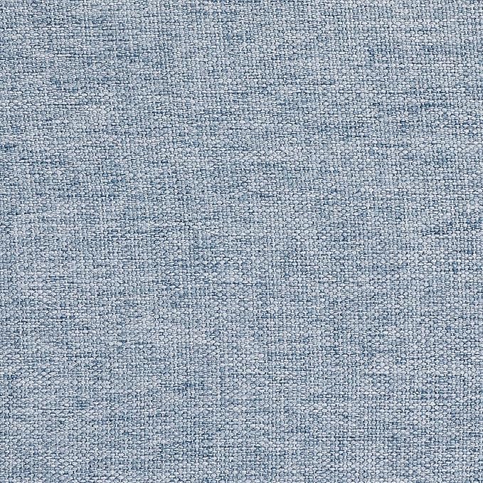 AAAAAcessories D-Shaped Chair Cushions, 2" Thick Dining Chair Pads with Ties and Removable, Machine-Washable Cover, 17" x 16", Set of 2, Light Blue