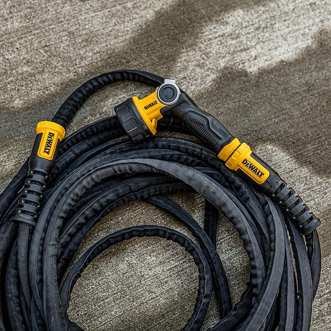 DEWALT 100 ft x 5/8 in Heavy-Duty Professional Grade Fabric Garden Hose - DXMH3304
