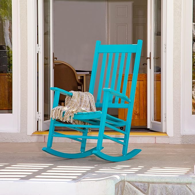 Shine Company Vermont Porch Rocker – Aruba