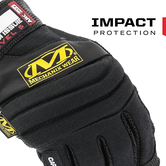 Mechanix Wear CarbonX Level 5 Fire Protection Gloves - Genuine Leather Extreme Heat & Flame Resistant Gloves - Heavy Duty High Temperature Resistance - XX-Large - Black