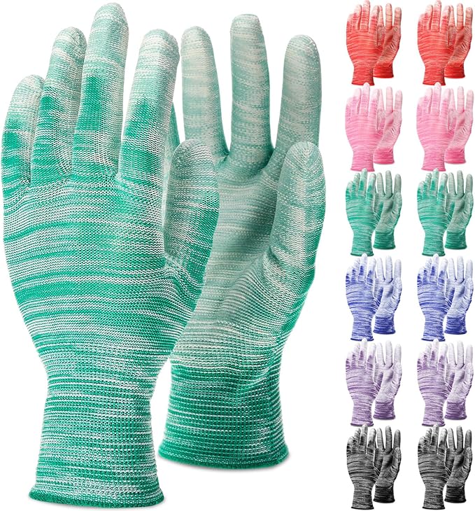 Breathable Gardening Gloves for Women and Men 8.9 Inch Multi-purpose Garden Gloves Texture Grip Comfortable Outdoor