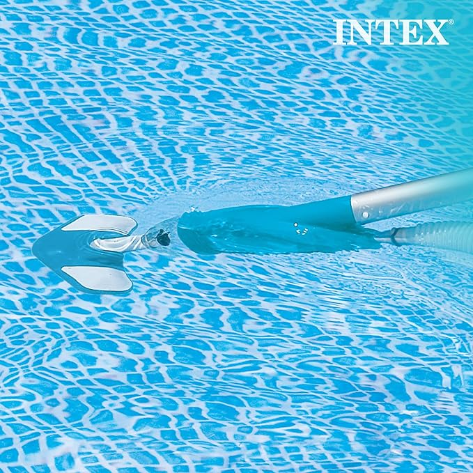 Intex 2100 Gallon Per Hour Above Ground Pool Sand Filter Pool Pump with Deluxe Pool Maintenance Kit and Automatic 24 Hour Timer