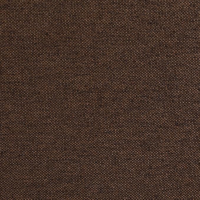 AAAAAcessories D-Shaped Chair Cushions, 2" Thick Dining Chair Pads with Ties and Removable, Machine-Washable Cover, 17" x 16", Brown