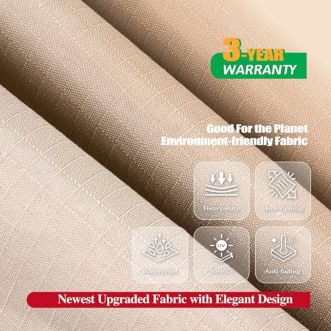 F&J Outdoors Waterproof UV Resistant Large Deep Seat Chair Patio Lounge Chair Cover, 40" W x 40" D x 36" H