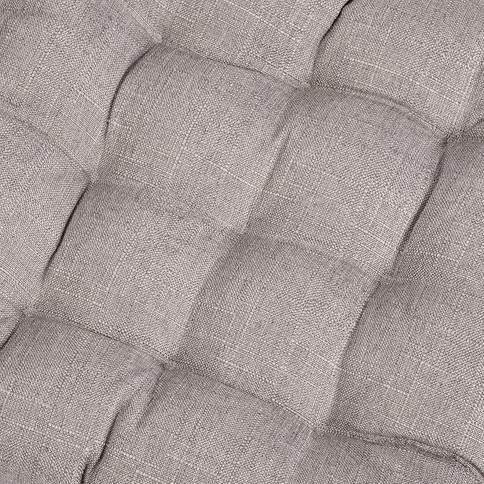SQUARE MOON 4 Pack Chair Cushions, Seat Cushions, Chair Pads, Chair Mat for Indoor, Outdoor Dining Chair, Kitchen Chairs, Dining Room Chairs (16" × 16" × 4 Pack, Beige)