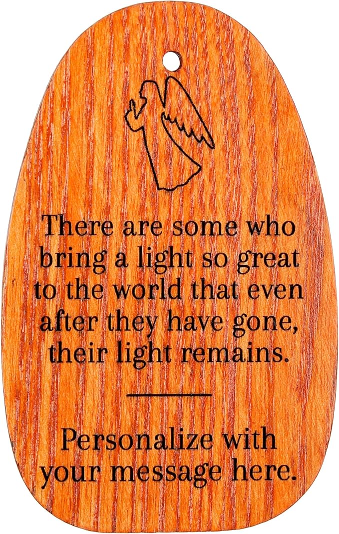 Woodstock Wind Chimes Personalized Amazing Grace Memorial Chime for Outside 24'' Medium Silver Sympathy Customized Angel Inspirational Wind Chime for Outdoor Patio Home Garden Decor (P-AGMS25A)