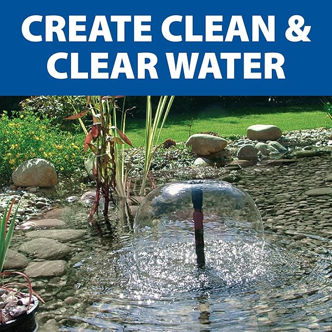The Pond Guy ClearSolution Submersible Filter, Pump & Ultraviolet System for Outdoor Water Garden with Fountain Attachments & Diverter Valve, 700