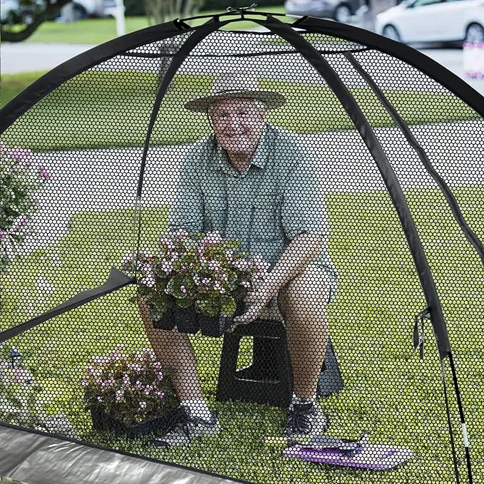 Pond Cover Dome: Protective Netting Tent for Outdoor Fish Koi Ponds Garden Leaves Vegetable Plant Care Use 13X17FT