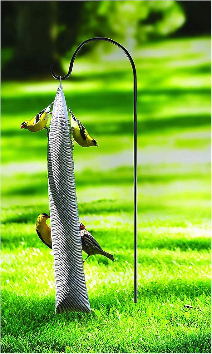 Kaytee Nyjer Wild Bird Food Seed Finch Twin Pack Sock Instant Feeder, 26 Ounce