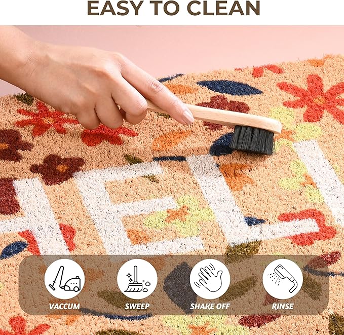 Folkulture Welcome Matt Outdoor | 16 x 28 Door Mats Outside Entrance | Rug for Front Doors | Welcome Mat Door Mats for Outside | Mats for Home Entryway Decor