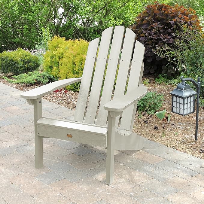 Highwood Classic Westport Adirondack Chair, Whitewash