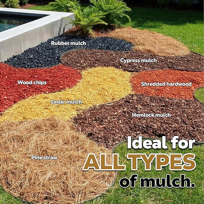 Dominator Mulch Anchor 1 Gallon - Mulch Glue & Rock Glue for Landscaping, Pea Gravel & Bark, Strong Stabilizer & Stone Adhesive, Gravel Binder, Ready to Use, Made in US