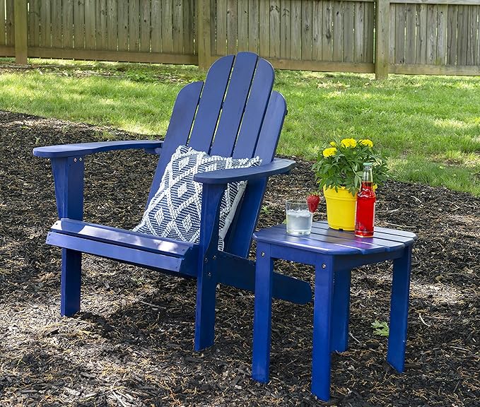Jayde Blue Adirondack Outdoor End Table