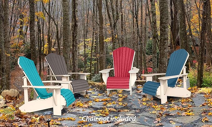 Outdoor All-Weather Patio Chair seat Cushion , Quick Drying Fabric - Adirondack Chair Cushion for Your Chair-Chair not Included (Tree Camo)